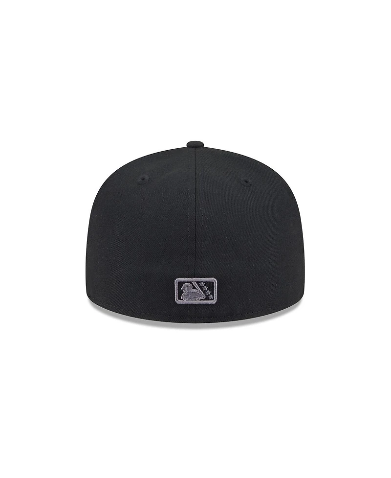 New Era Men's Black Norfolk Tides Theme Nights 59FIFTY Fitted Hat