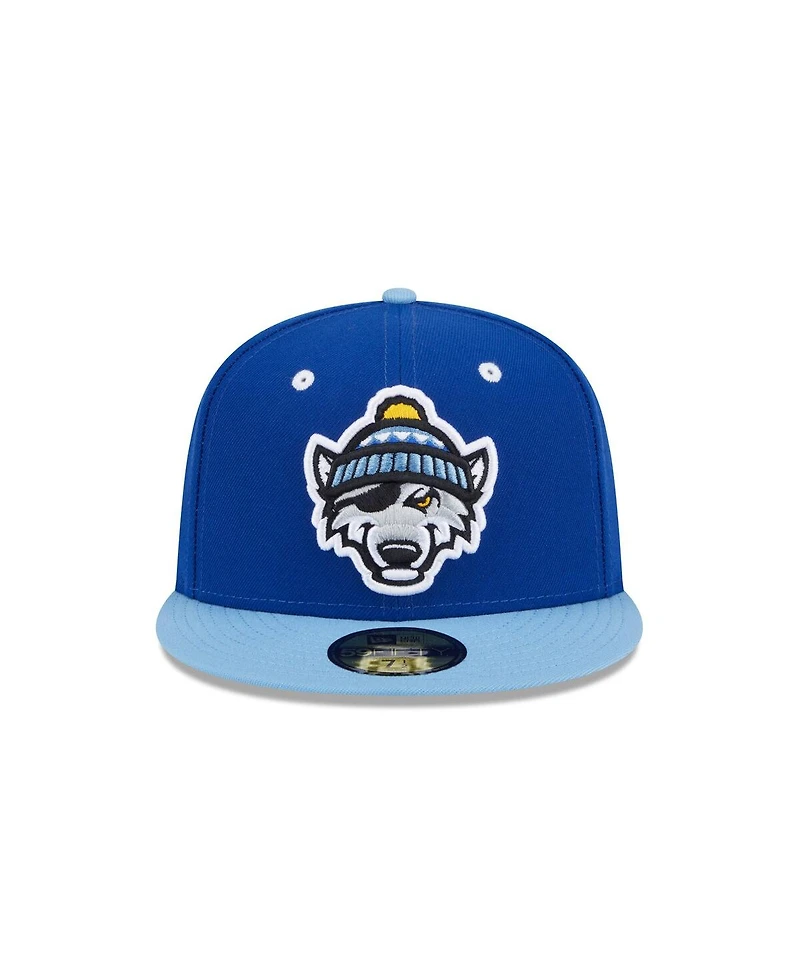 New Era Men's Royal Erie SeaWolves Theme Nights 59FIFTY Fitted Hat