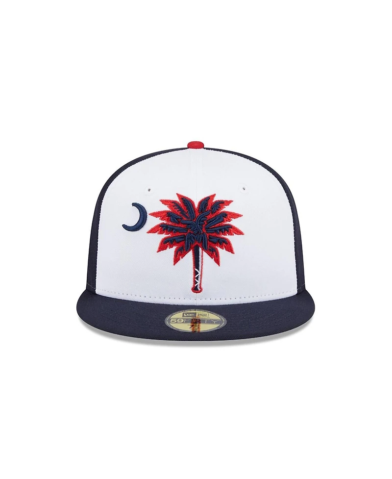 New Era Men's Navy Myrtle Beach Pelicans Theme Nights 59FIFTY Fitted Hat