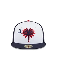 New Era Men's Navy Myrtle Beach Pelicans Theme Nights 59FIFTY Fitted Hat