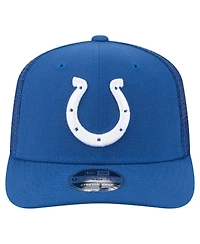New Era Men's Royal Indianapolis Colts Team Collection 9SEVENTY Stretch-Snap Adjustable Hat