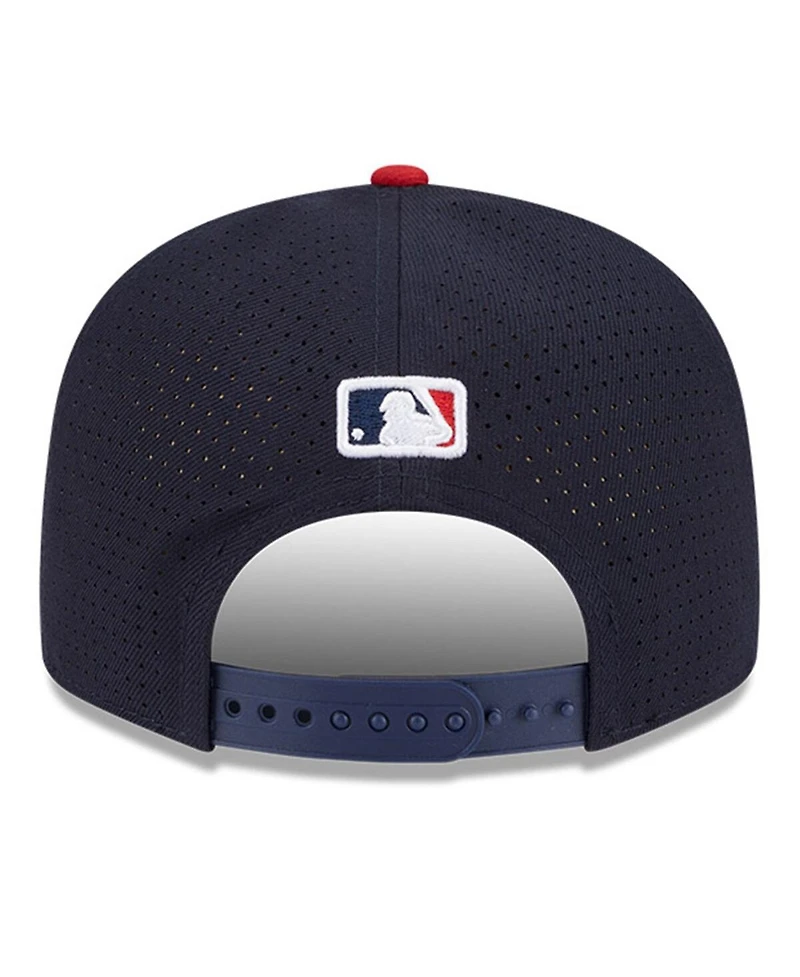 New Era Men's Navy/Red Atlanta Braves 2025 Mlb All-Star Game Side Patch 9FIFTY Snapback Hat