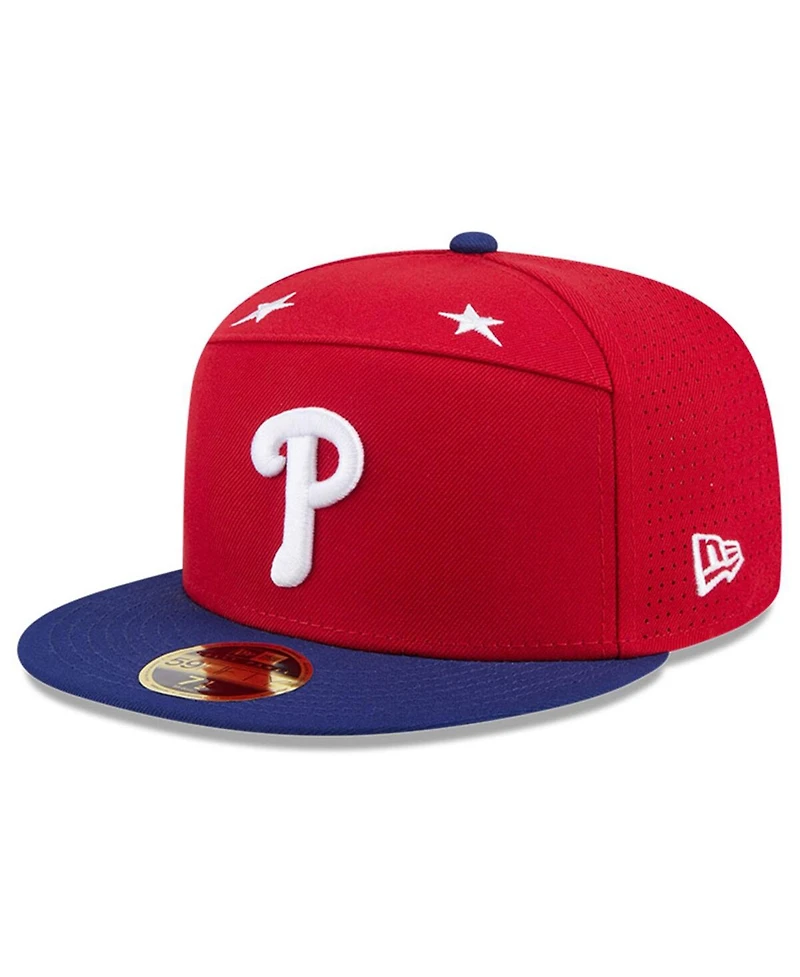 New Era Men's Red/Royal Philadelphia Phillies 2025 Mlb All-Star Game Side Patch 59FIFTY Fitted Hat