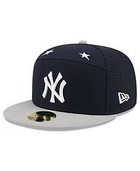 New Era Men's Navy/Gray York Yankees 2025 Mlb All-Star Game Side Patch 59FIFTY Fitted Hat