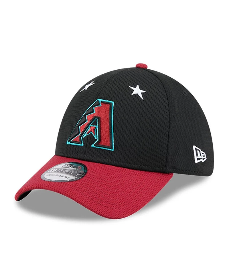 New Era Men's Black/Red Arizona Diamondbacks 2025 Mlb All-Star Game 39THIRTY Flex Hat