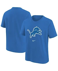 Nike Big Boys and Girls Blue Detroit Lions Primary Logo Legend T-Shirt
