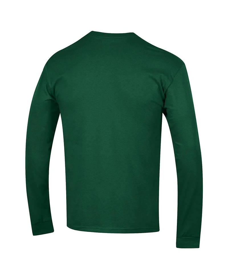 Champion Men's Green Michigan State Spartans Arch Over Logo Long Sleeve T-Shirt