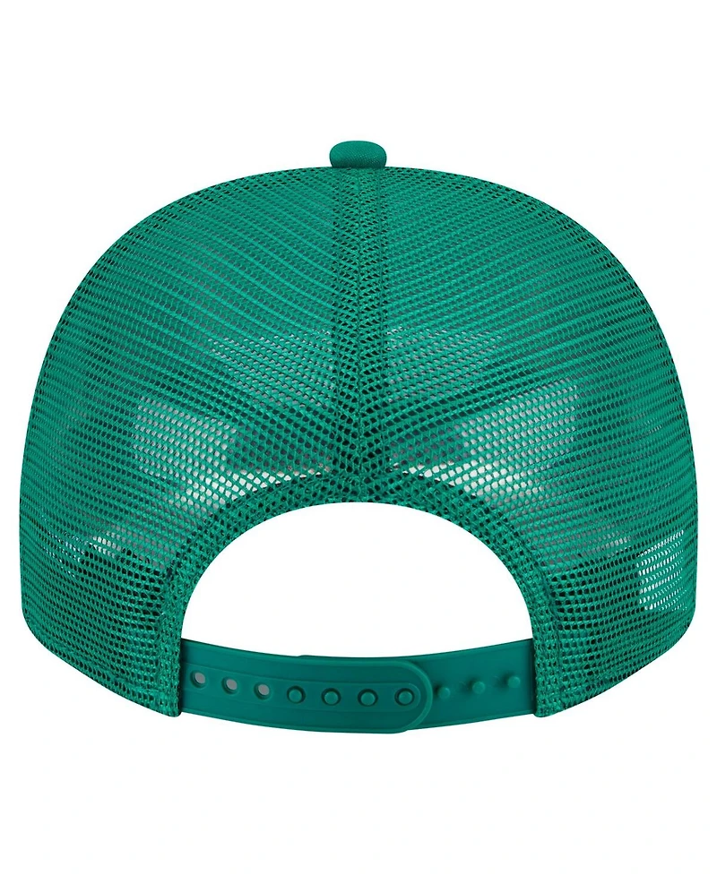 New Era Men's Kelly Green Dallas Stars Vintage Team Rope A-Frame 9FIFTY Snapback Hat