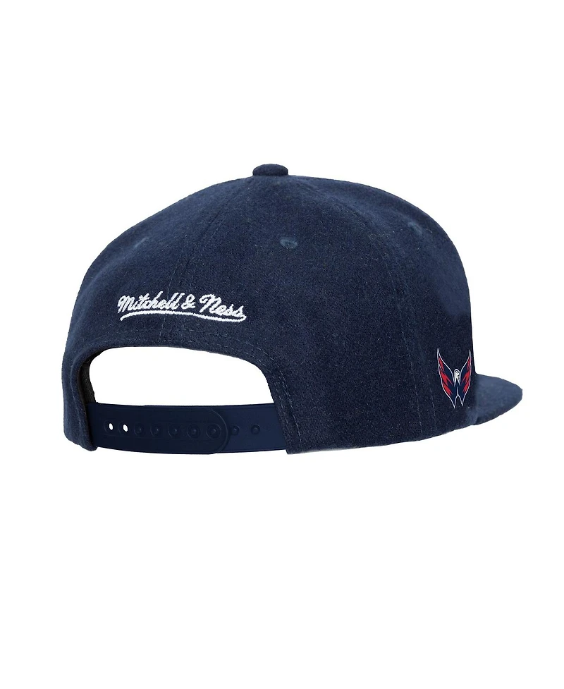 Mitchell & Ness Men's Alexander Ovechkin Navy Washington Capitals All Time Goals Pro Crown Adjustable Hat