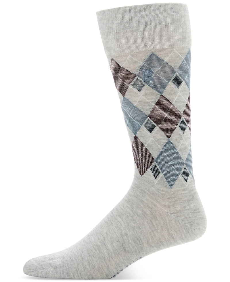 Perry Ellis Portfolio Men's Bamboo Diamond Socks