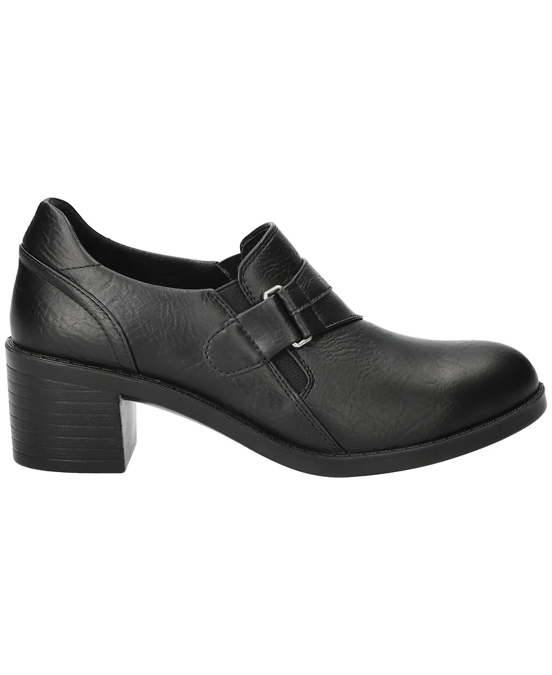 Easy Street Lavelle Women's Comfort Block-Heel Slip-On Shooties