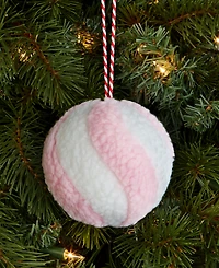 Holiday Lane Sugar Plum Peppermint Ball Ornament, Macy's Exclusive