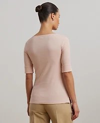 Lauren Ralph Stretch Boatneck Top