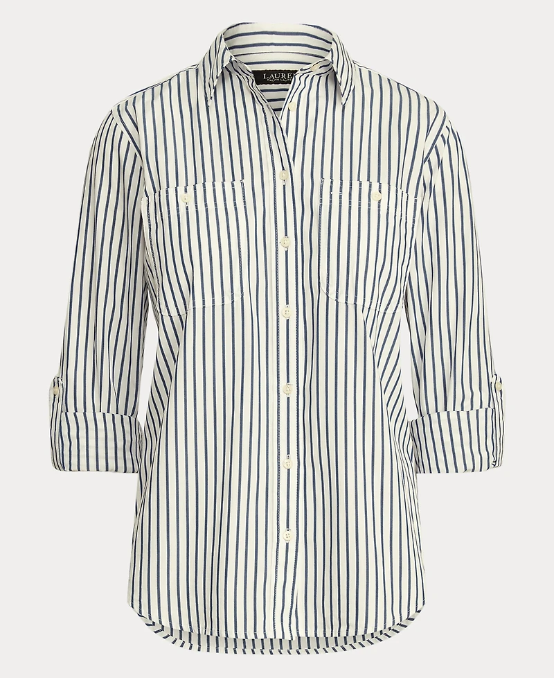 Lauren Ralph Striped Cotton Shirt