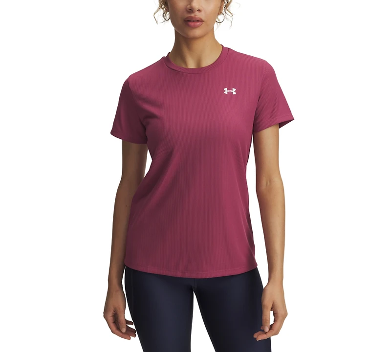 Under Armour Women's Ua Tech Rib Short-Sleeve T-Shirt