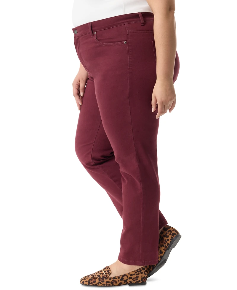 Gloria Vanderbilt Plus Size Amanda Straight-Leg Jeans