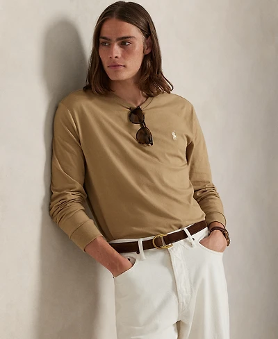 Polo Ralph Lauren Men's Classic-Fit Jersey Long-Sleeve T-Shirt