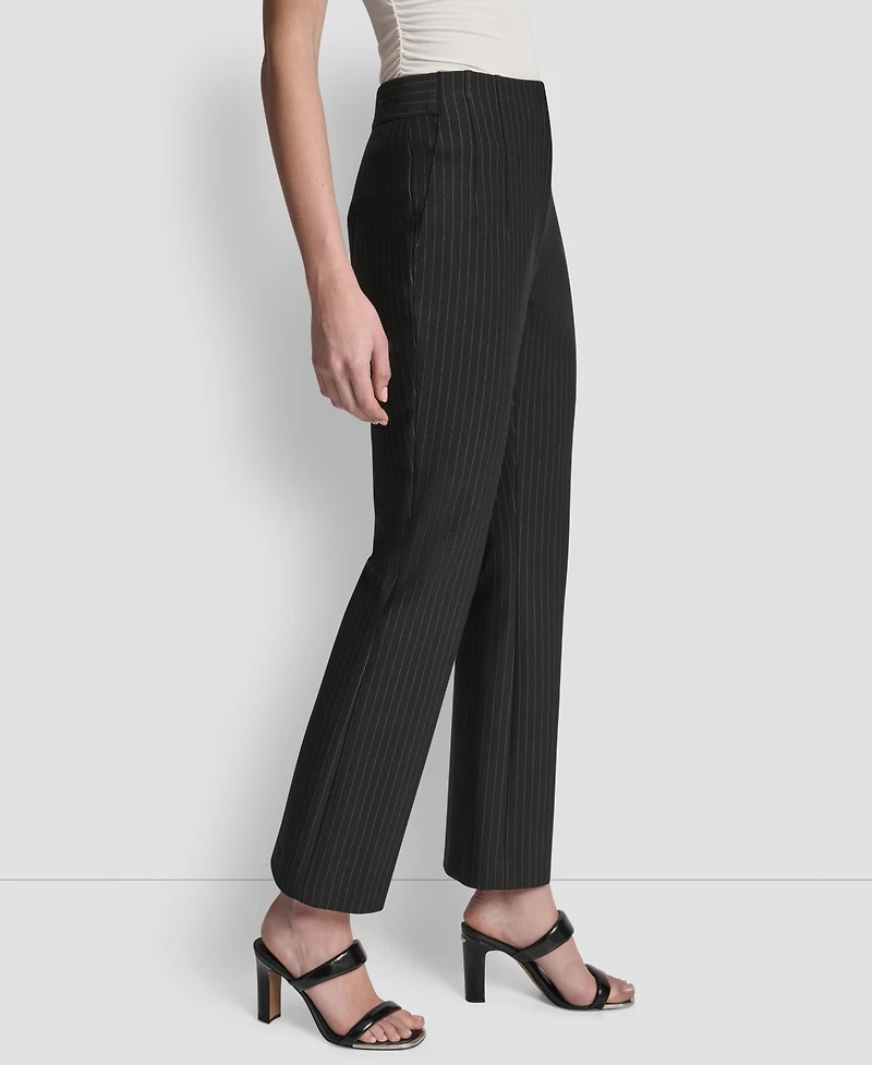Dkny Women's Mid-Rise Pinstripe Pants