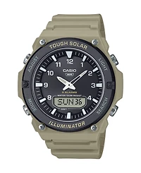 Casio Men's Analog Tan Resin Watch, 52.5mm