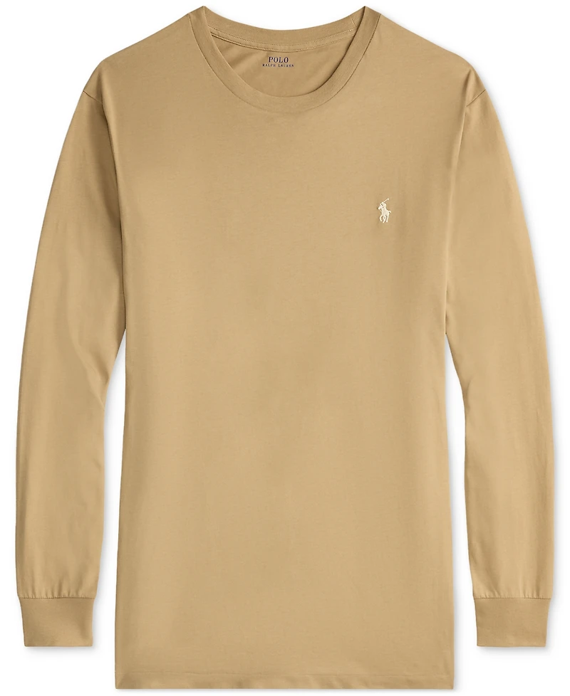 Polo Ralph Lauren Men's Big & Tall Classic-Fit Jersey Long-Sleeve T-Shirt