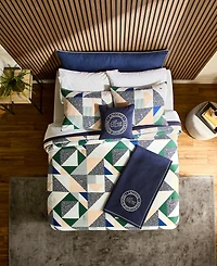 Lacoste Signature Cotton 3-Pc. Comforter Set, King