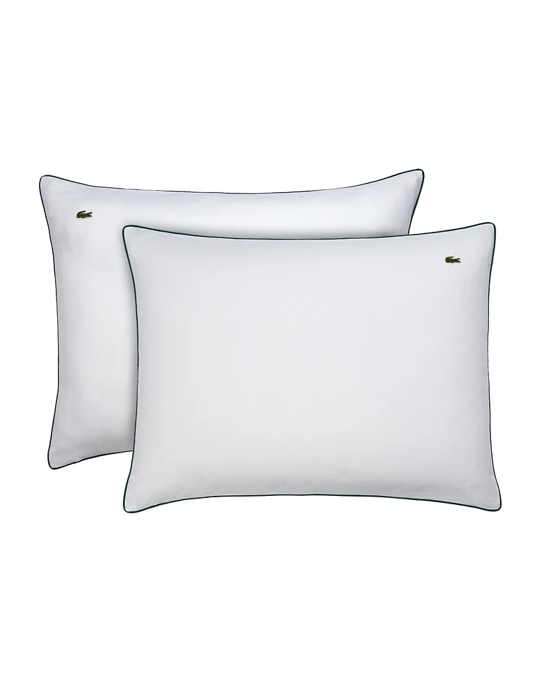 Lacoste Tiebreak Cotton 3-Pc. Duvet Cover Set, Full/Queen