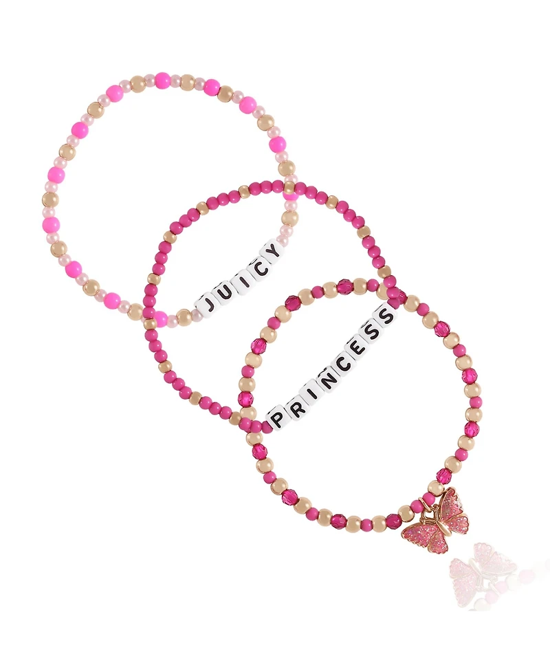 Juicy Couture Kids Juicy Pink Butterfly Beaded Jewelry