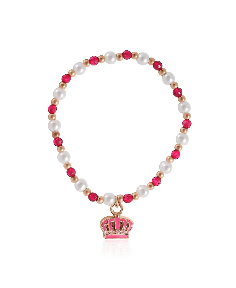 Juicy Couture Kids Crown Charm 3 Piece Beaded Jewelry