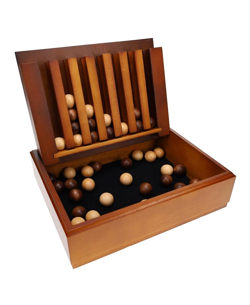 We Games Wood Captain's Mistress Game (4 balls in a row) 11.38 inches