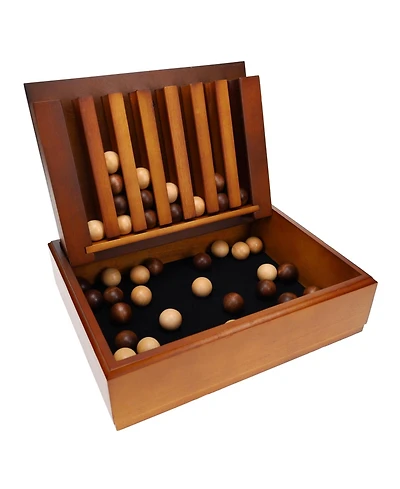 We Games Wood Captain's Mistress Game (4 balls in a row) 11.38 inches