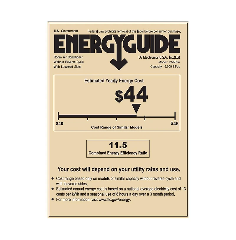 Lg 5000 Btu Window Air Conditioner
