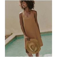 Pact Women's Organic Cotton Softspun A-Line Tank Dress