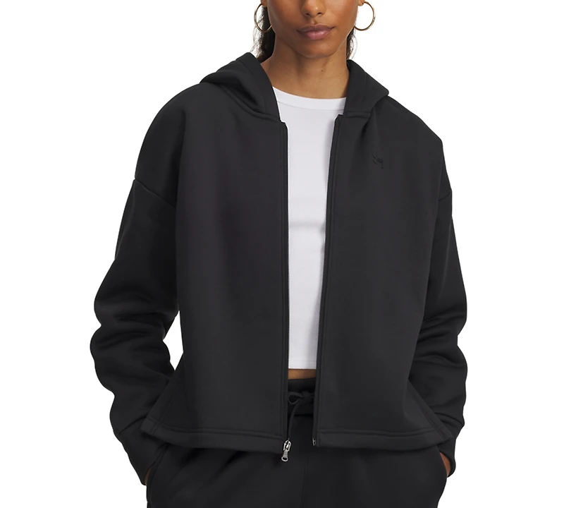 Under Armour Women's Fleece Zip-Front Hooded Sweatshirt
