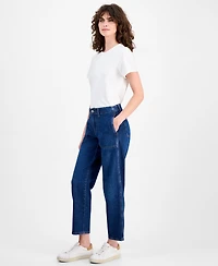 Style & Co Women's Mid-Rise Relaxed Straight-Leg Jeans, Macy's Exclusive
