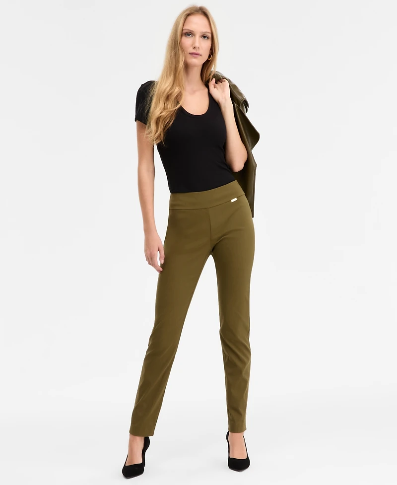I.n.c. International Concepts Women's Mid-Rise Skinny Pants, Regular & Short Lengths, Created for Macy's