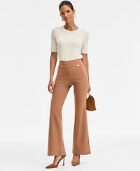 I.N.C. International Concepts Womens Flared Leg Pull On Pants 0p 18 Exclusively At Macys