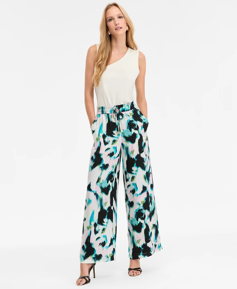 I.n.c. International Concepts Women's High-Rise Drawstring Pants, Macy's Exclusive