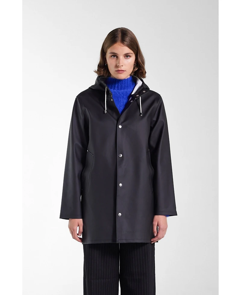 Stutterheim Stockholm Long Sleeve Hooded Raincoat