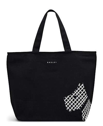 Radley London Face To Face Check Large Zip Top Tote Bag