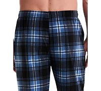 Perry Ellis Portfolio Men's Buffalo Plaid Fleece Pajama Pants