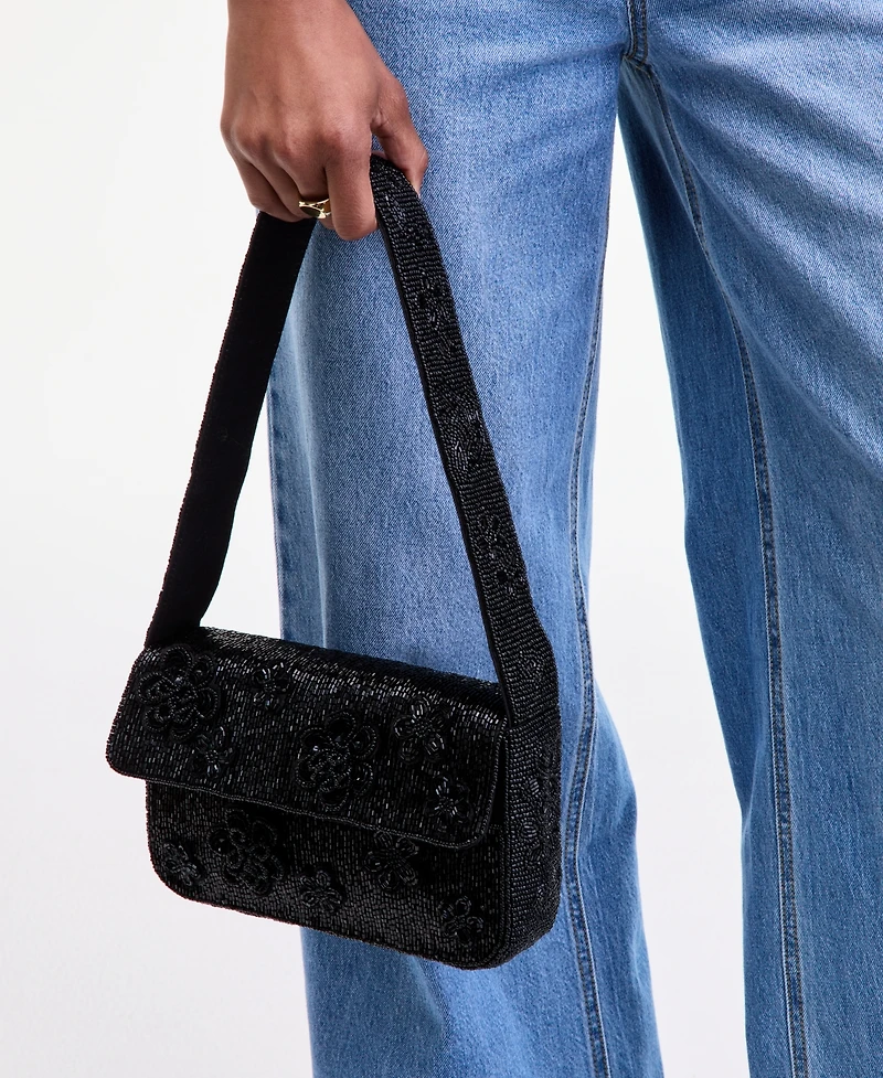 On 34th Hand Beaded Shoulder Bag