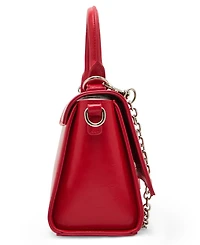 Madden Girl Trissac Crinkle Turn Lock Satchel Bag