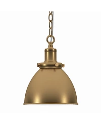 Hudson & Canal Elodie 8" Metal Pendant with Shade