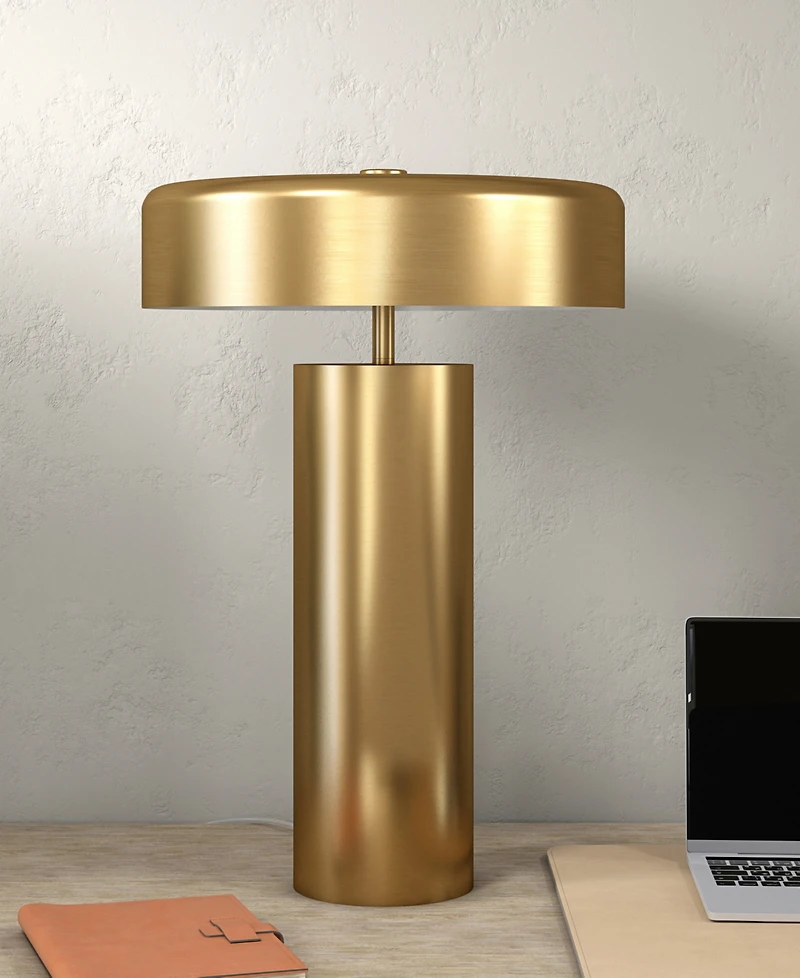 Hudson & Canal Nash 23.75" Metal Table Lamp with Shade