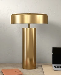 Hudson & Canal Nash 23.75" Metal Table Lamp with Shade