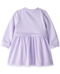 Carter's Baby Girls Bow-Print Tulle Cotton Dress