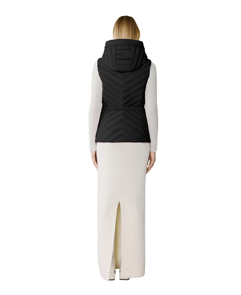 Soia & Kyo Women's Estelle-Vest Stretch Down Belted Vest