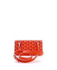 Pre-Owned Goyard Pm Monte Carlo Clutch with Strap Coated Canvas