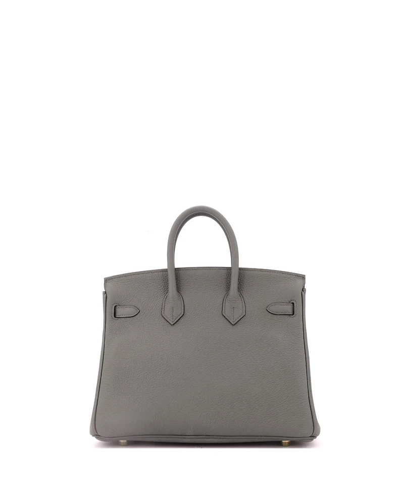 Pre-Owned Hermes Birkin 25 Handbag Togo with Gold Hardware