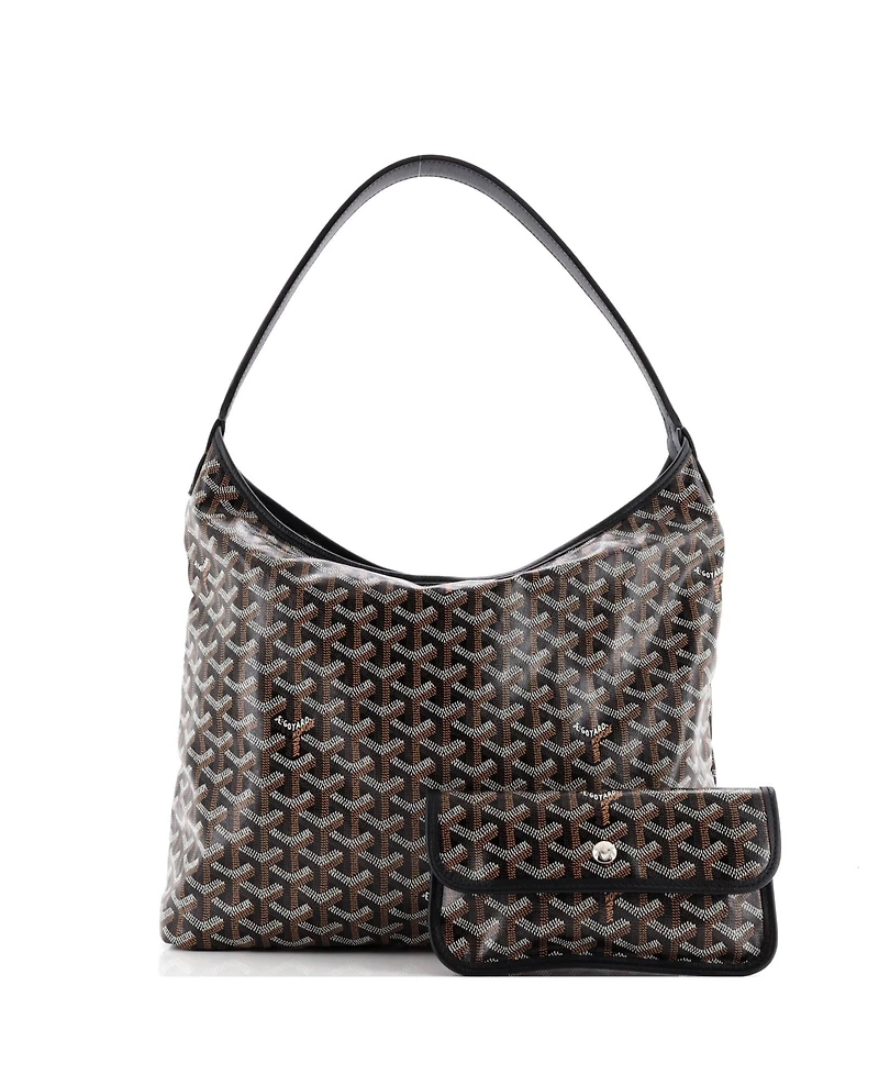 Pre-Owned Goyard Boheme Hobo Printed Coated Canvas